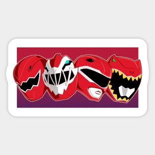 Forever Red Dino Rangers! Sticker